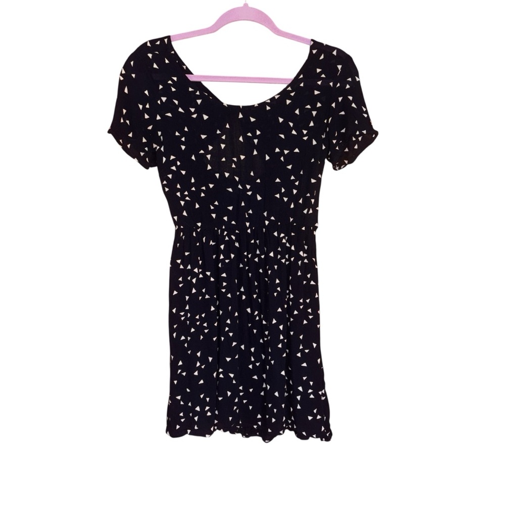 Billabong Dark Blue and White Mini Dress Size S/P